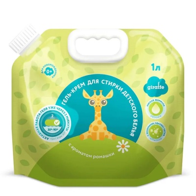 Гель-крем для стирки  Giraffe 1л Lovular 429890 1